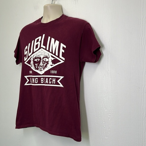 420 - Sublime Long Beach Music Graphic Short Sleeve T Shirt Size Medium - Picture 4 of 7